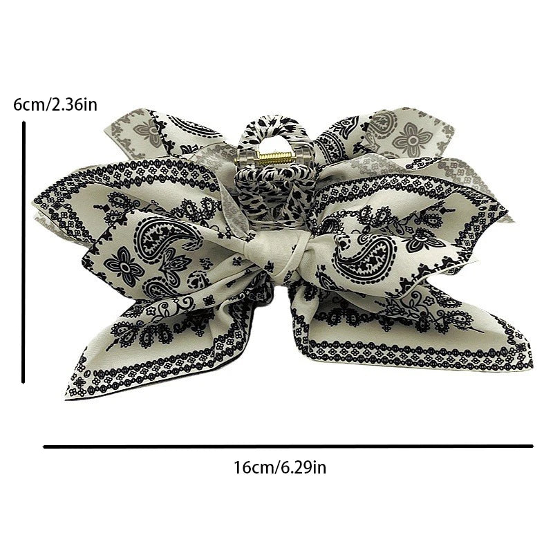 Bow Shimmer Hair Clip