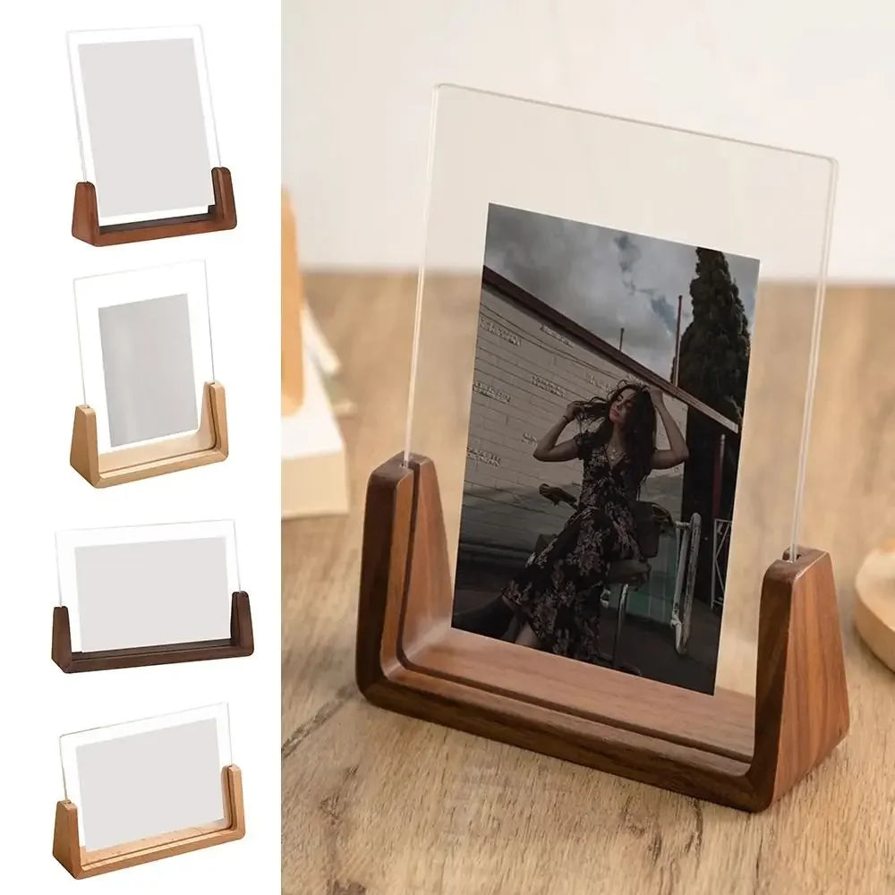 Walnut Wood Acrylic Photo Frame
