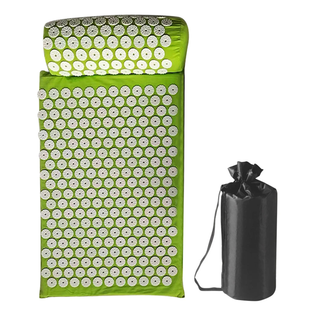 Acupressure Relief Pillow & Mat Set