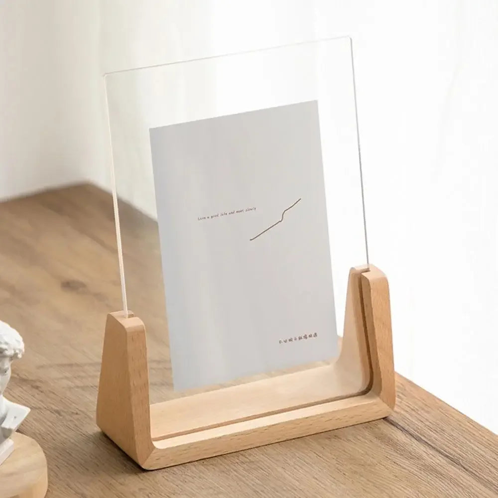 Walnut Wood Acrylic Photo Frame