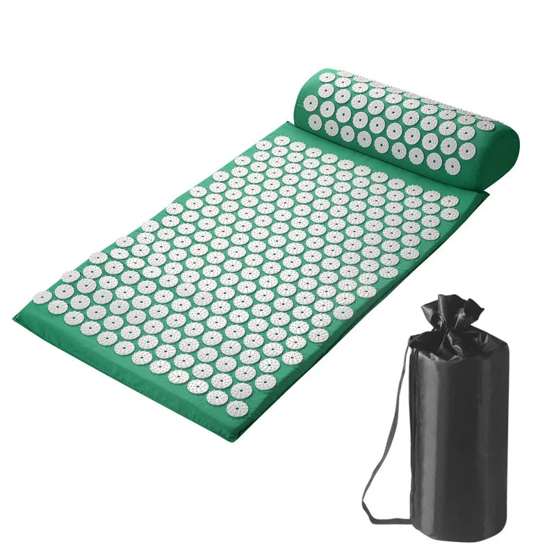 Acupressure Relief Pillow & Mat Set