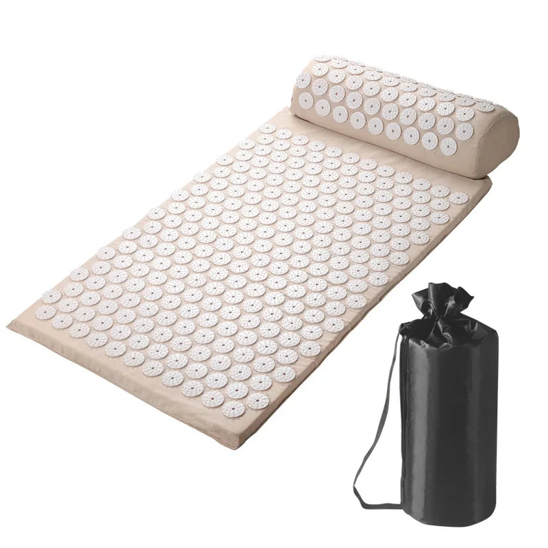 Acupressure Relief Pillow & Mat Set