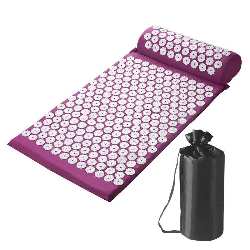 Acupressure Relief Pillow & Mat Set