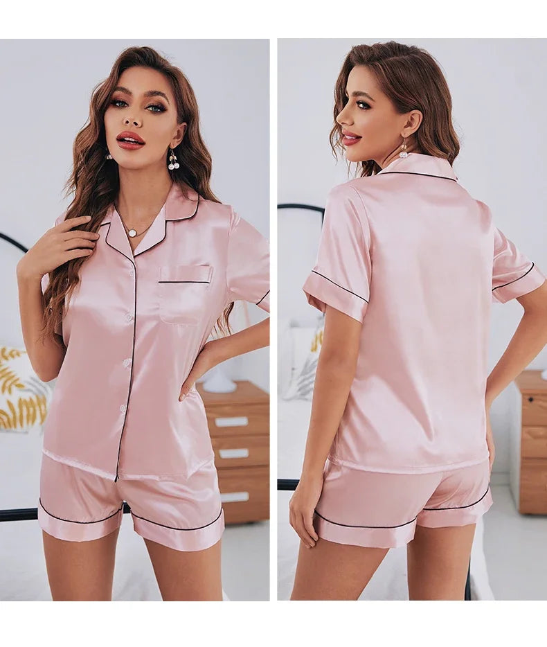 Silk Satin Pyjama Set