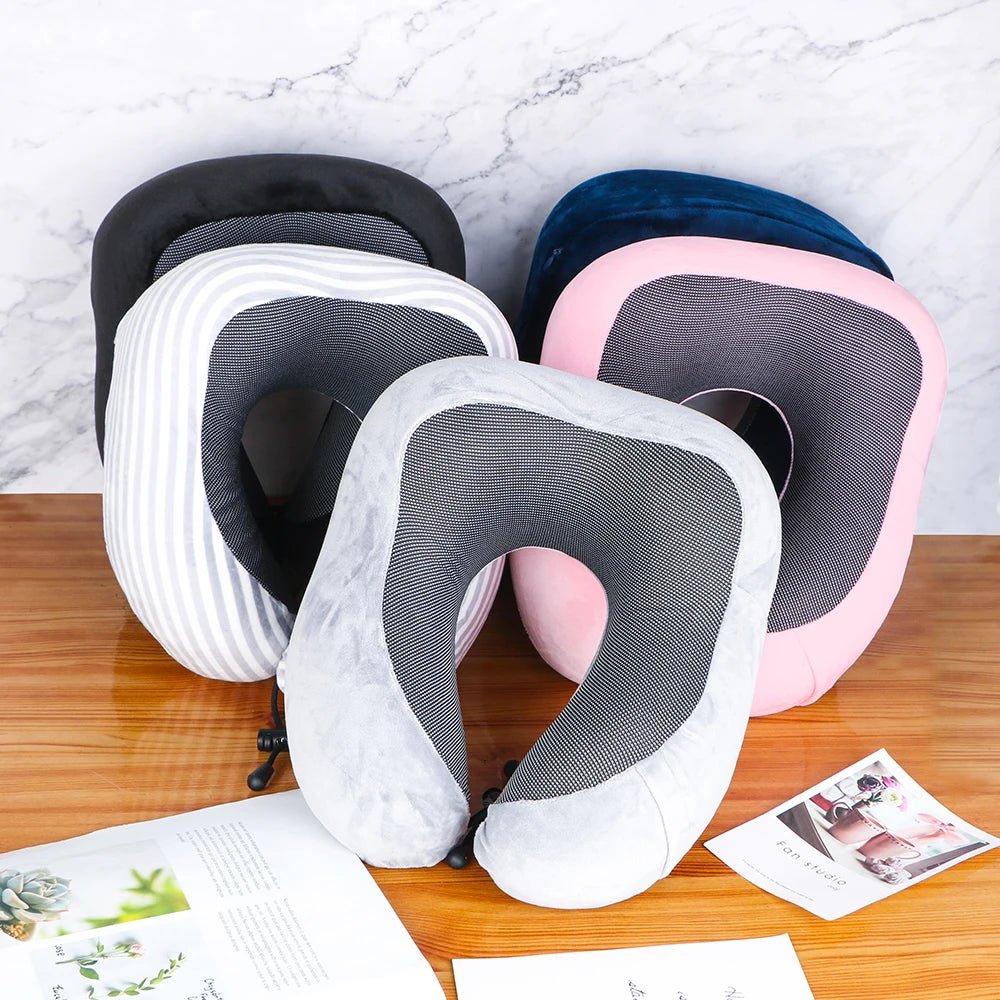 Memory Foam Travel Neck Pillow