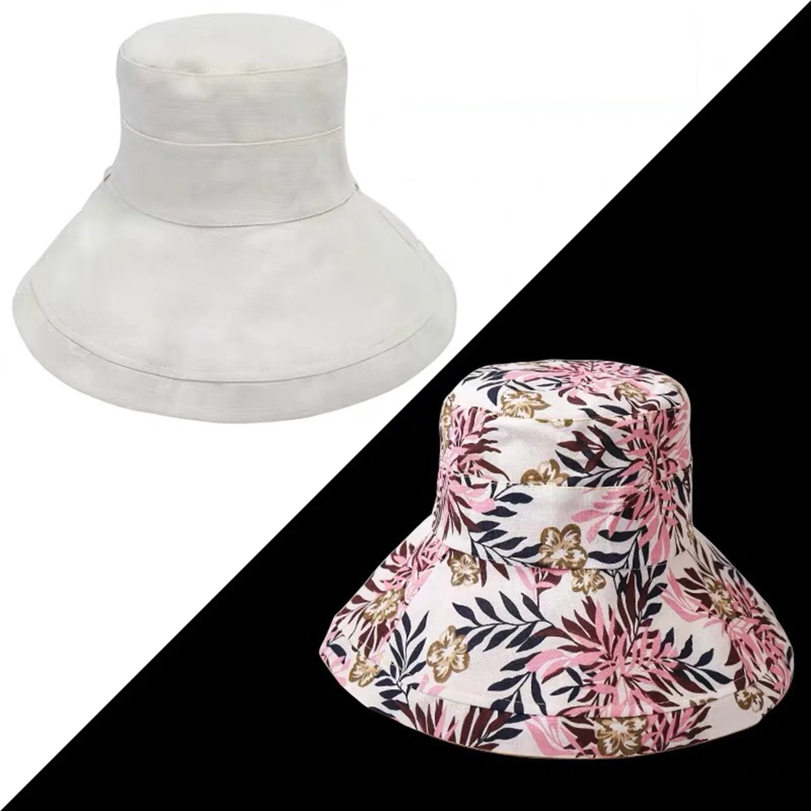 Reversible UV Protection Bucket Hat
