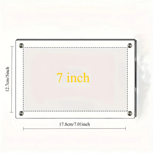 Acrylic Tilted Photo Frame