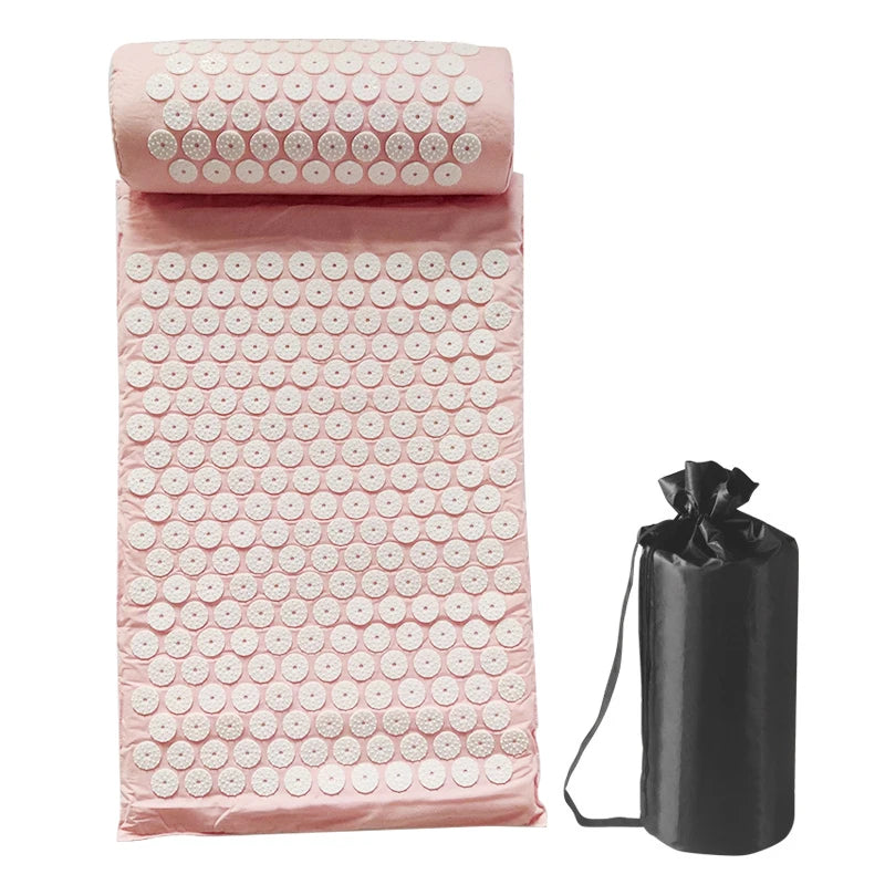 Acupressure Relief Pillow & Mat Set