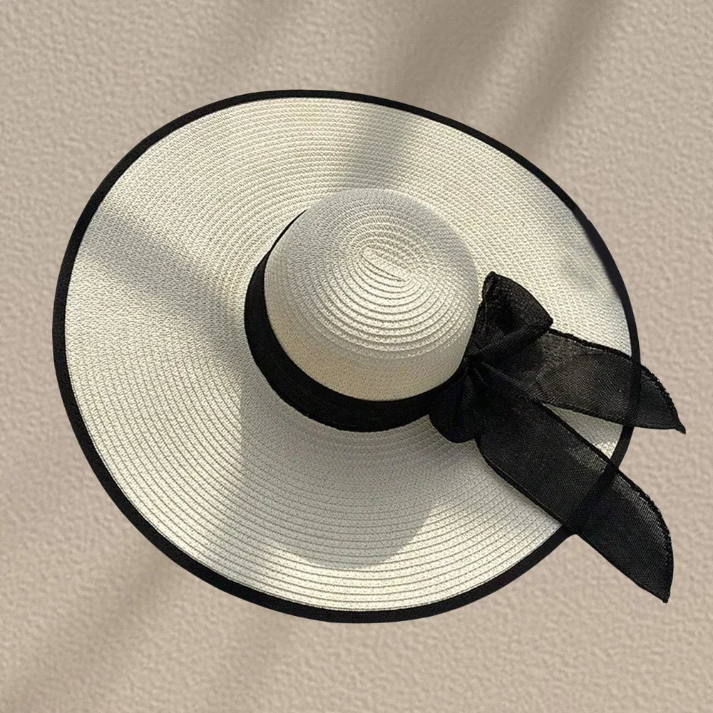 Oversized Bow Beach Sun Hat
