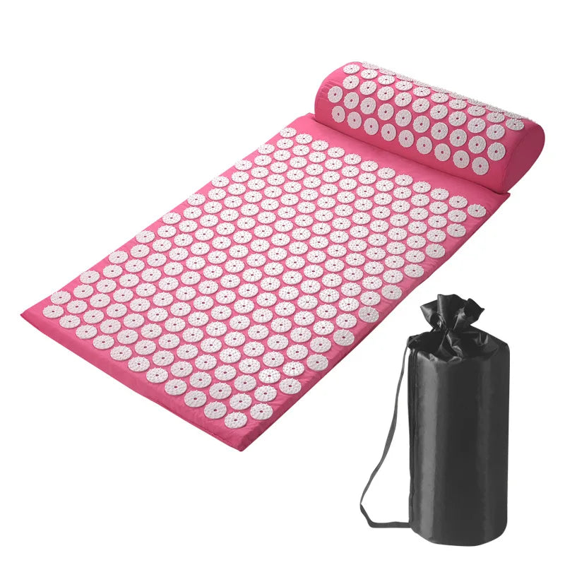 Acupressure Relief Pillow & Mat Set