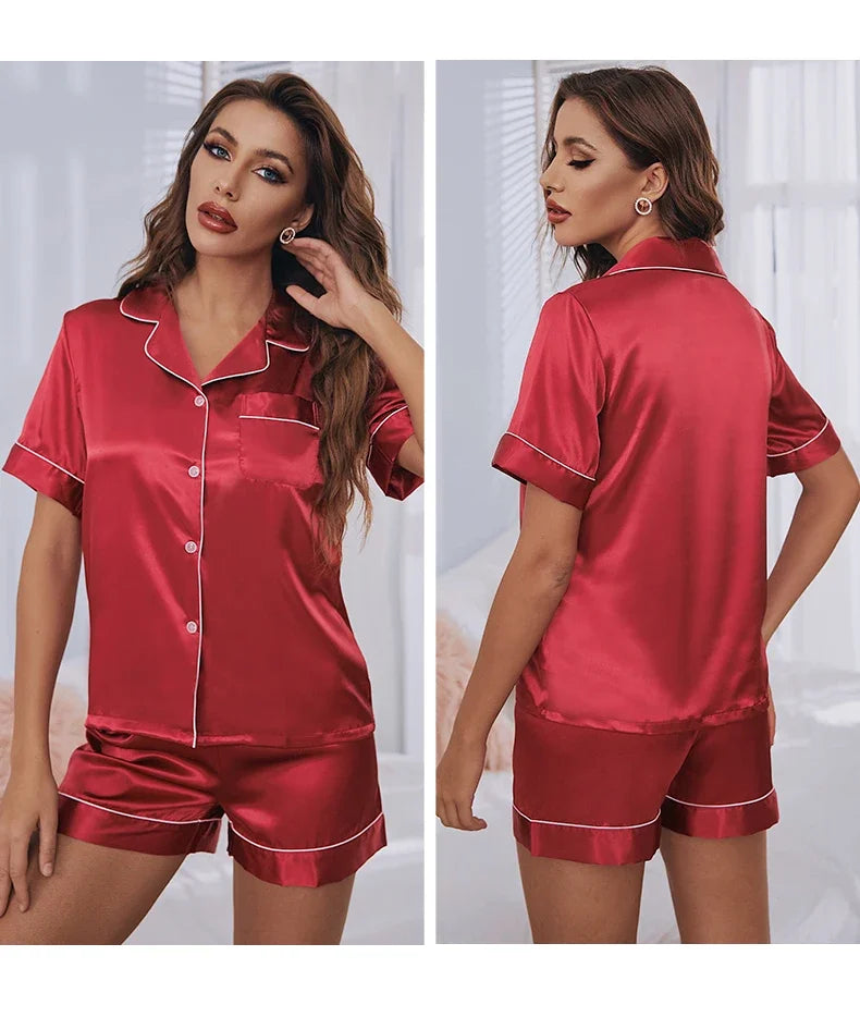 Silk Satin Pyjama Set