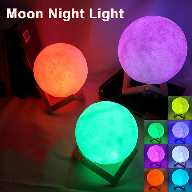 Luna LED Moon Lamp