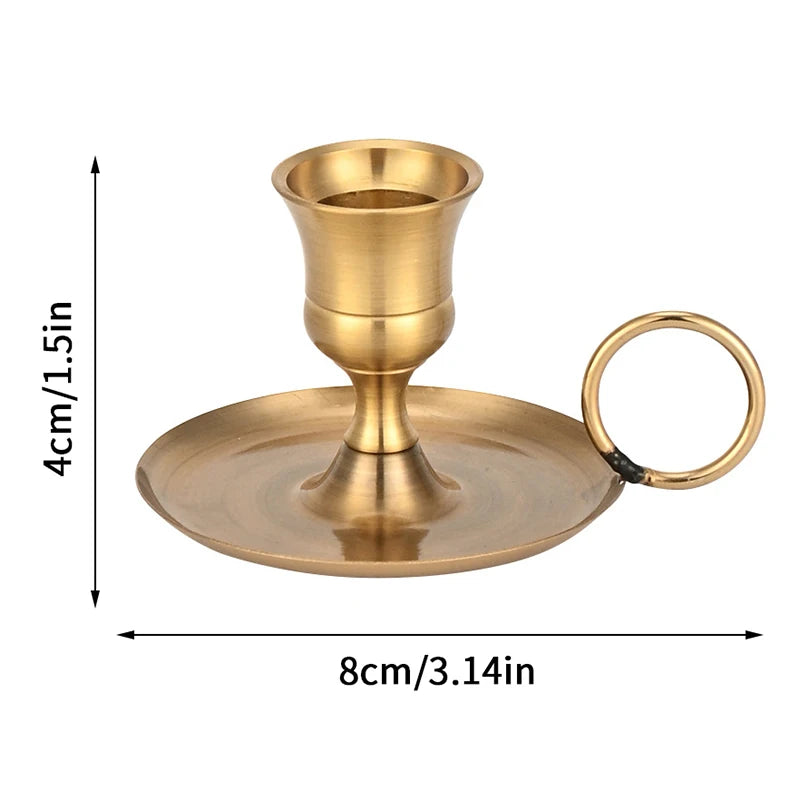 Vintage Metal Candle Holders