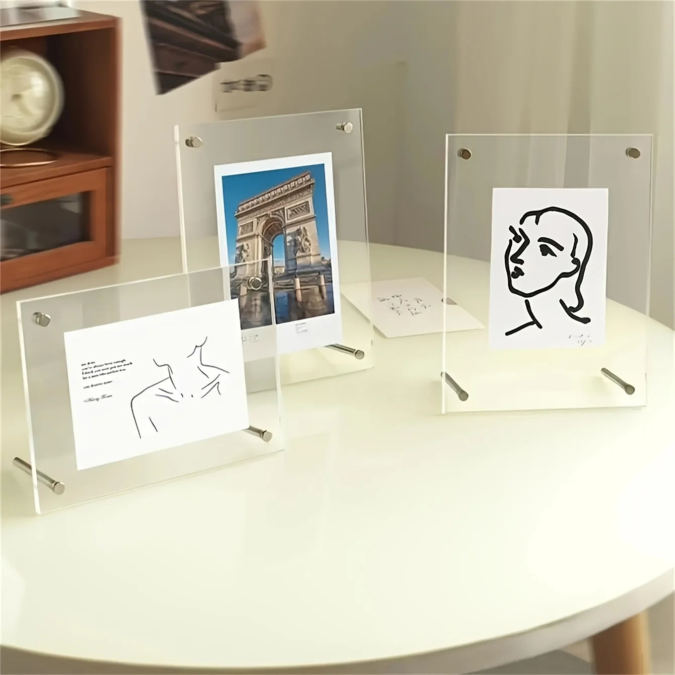 Acrylic Tilted Photo Frame