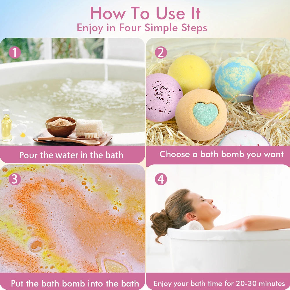 Luxury Bath Bombs Gift Set (12 Pack)