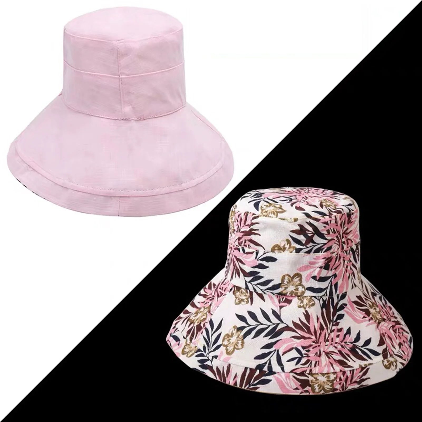 Reversible UV Protection Bucket Hat
