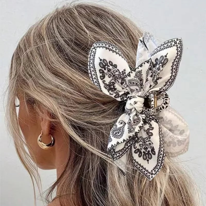 Bow Shimmer Hair Clip
