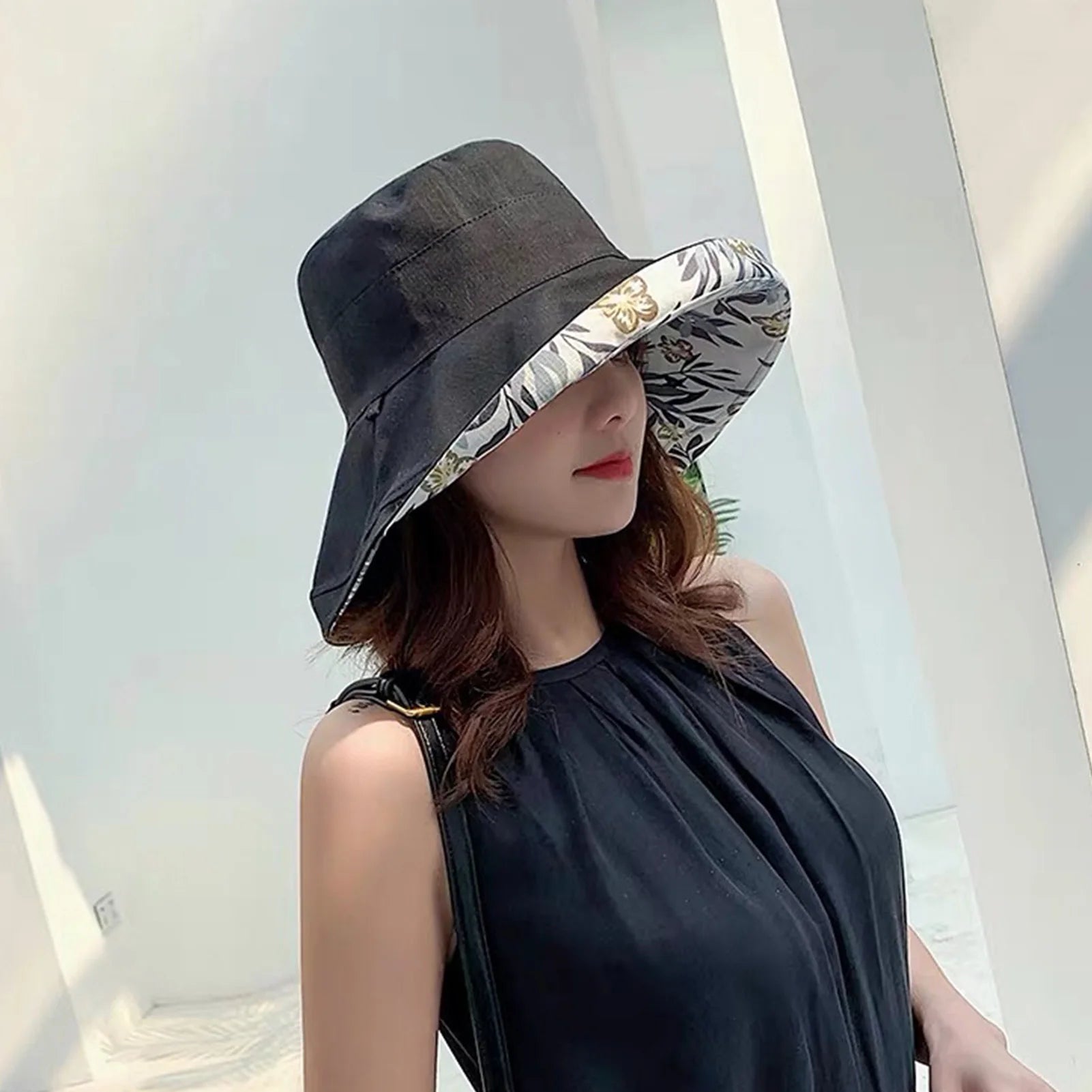 Reversible UV Protection Bucket Hat