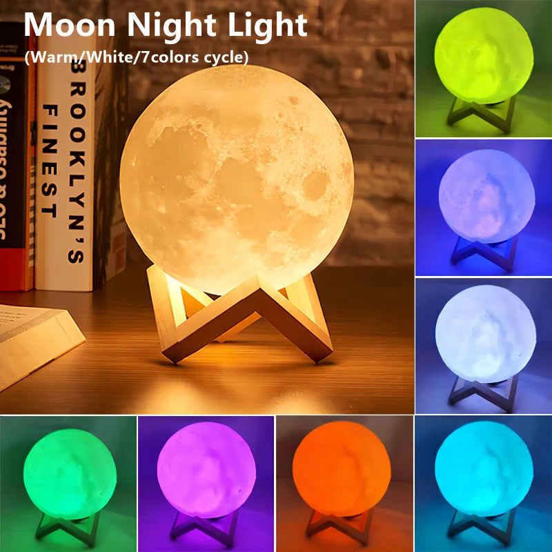 Luna LED Moon Lamp