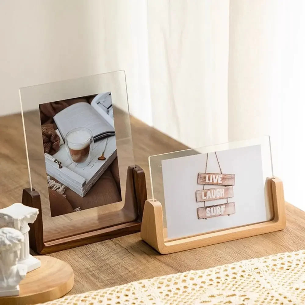 Walnut Wood Acrylic Photo Frame